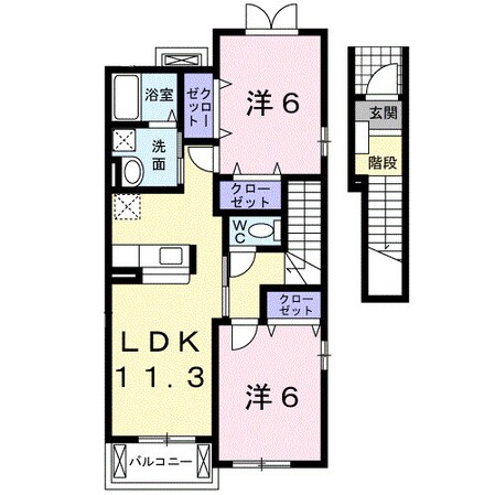 花水木Ⅰの物件間取画像